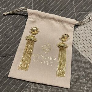 Kendra Scott gold sun earrings